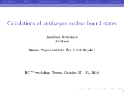 Calculations of antibaryon nuclear bound states