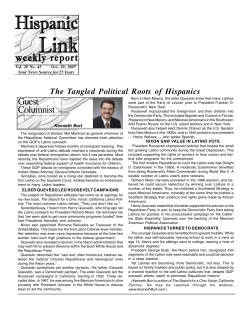 The Tangled Political Roots of Hispanics