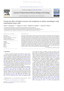 Author`s personal copy - The Guana Tolomato Matanzas National