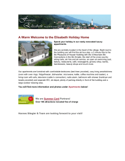 Herzlich WILLKOMMEN im Ferienhaus Elisabeth 1072 words