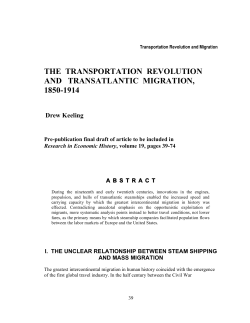 - Mass migration as a travel business