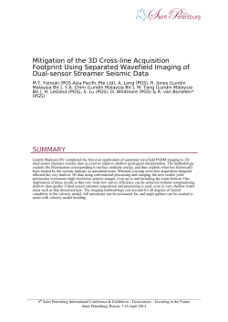 Mitigation of the 3D Cross-line Acquisition Footprint Using