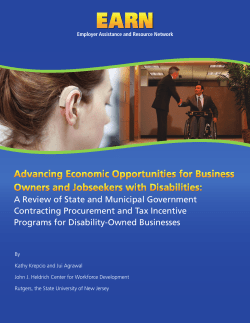 Advancing Economic Opportunities for Business