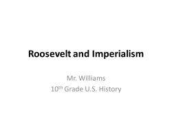 Roosevelt and Imperialism