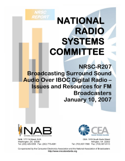 Issues and Resources for FM Broadcasters