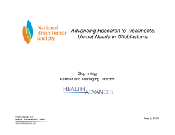 Overview of GBM.pptx - National Brain Tumor Society