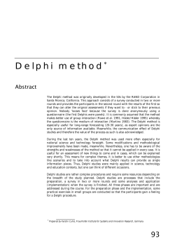 Delphi method
