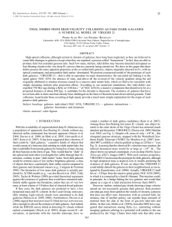 TIDAL DEBRIS FROM HIGH-VELOCITY COLLISIONS AS FAKE