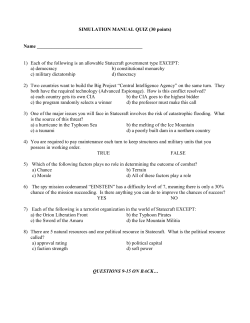 Simulation Manual Quiz (30 points)