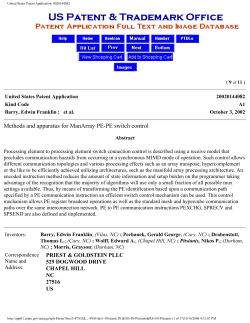 United States Patent Application: 0020144082