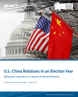 US-China Relations in an Election Year