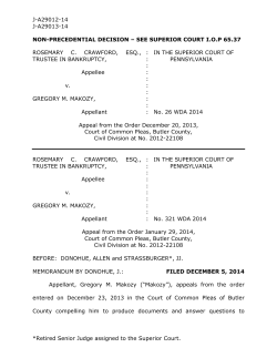 J-A29012-14 J-A29013-14 NON-PRECEDENTIAL DECISION &ndash; SEE