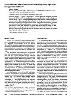 Musical fundamental frequency tracking using a