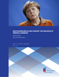 - The German Marshall Fund of the United States