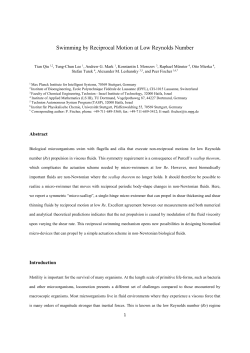 Swimming by Reciprocal Motion at Low Reynolds