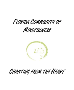 FCM Chanting Service - Florida Community of Mindfulness