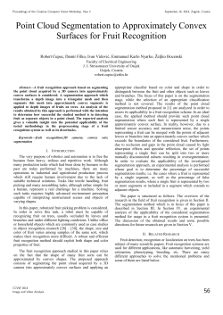 Point Cloud Segmentation to Approximately Convex Surfaces