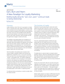 Earn, Burn and Yearn