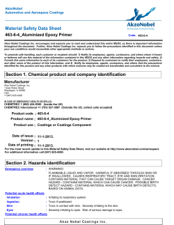 Section 1. Chemical product and company identification Material