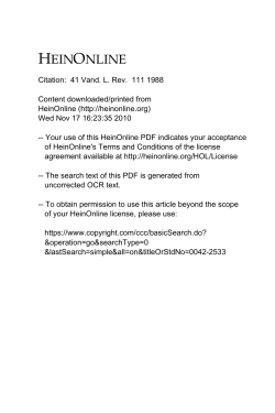 EIN NLINE - University of Virginia School of Law