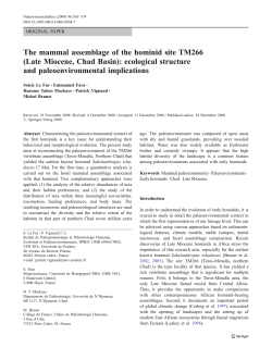 The mammal assemblage of the hominid site TM266 (Late Miocene