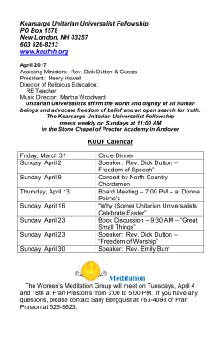 Kearsarge Unitarian Universalist Fellowship