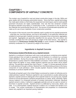 chapter 1 components of asphalt concrete