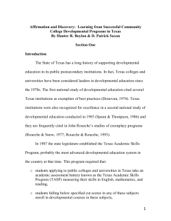 Affirmation and discovery - National Center for Developmental