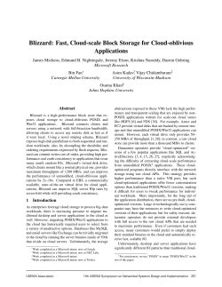 Blizzard: Fast, Cloud-scale Block Storage for Cloud