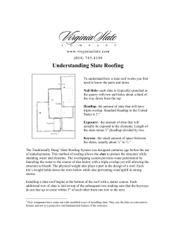 Understanding Slate Roofing