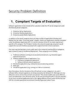 Security Problem Definition