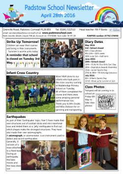 Diary Dates Strike Up Tomorrow! Class Photos