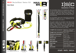 ISC HB105 HaulerBinder Rescue Kit Specs
