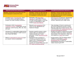 Sustainability Expectations