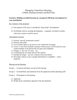 Managing Contentious Meetings