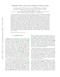 Multivalley effective mass theory simulation of donors in silicon