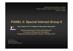 SIG II Panel II
