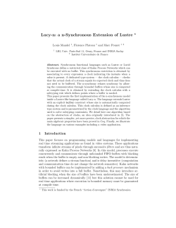 Lucy-n: a n-Synchronous Extension of Lustre