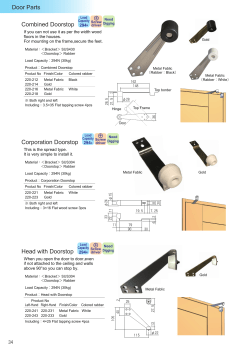 Door Parts Combined Doorstop Head with Doorstop Corporation