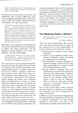The Meaning Doesn`t Matter?