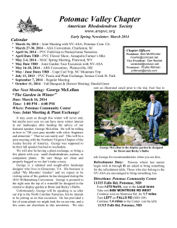 Potomac Valley Chapter ARS