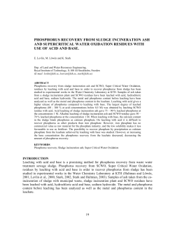 Phosphorus recovery from sludge incineration ash and