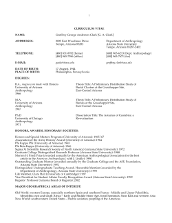 CURRICULUM VITAE NAME