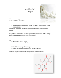 C12H22O11 sugar compound - My