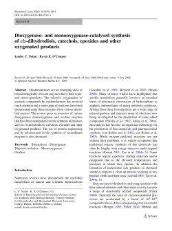 Dioxygenase- and monooxygenase-catalysed synthesis of cis