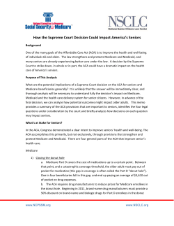 How the Supreme Court Decision Could Impact America`s Seniors