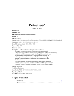 Package `spgs`