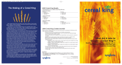 Syngenta Hutterite Colony Newsletter