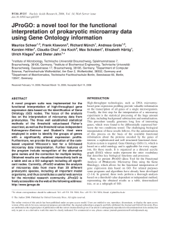 JProGO: a novel tool for the functional interpretation of prokaryotic