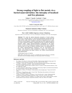 Strong coupling of light to flat metals via a buried nanovoid lattice